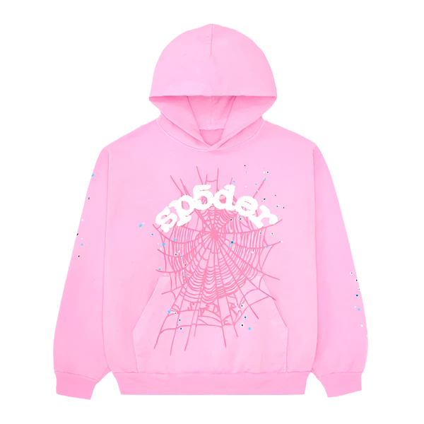 sp5der Hoodie Pink