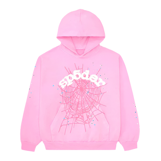 sp5der Hoodie Pink