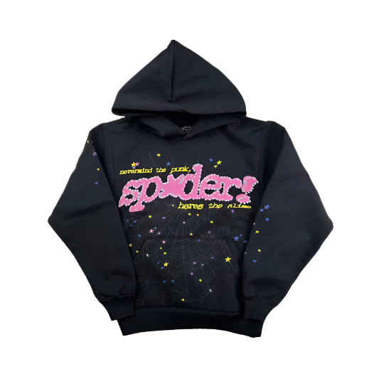 sp5der Hoodie Black
